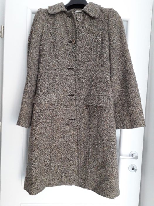 Palton dama, din lana, model elegant, STEFANEL