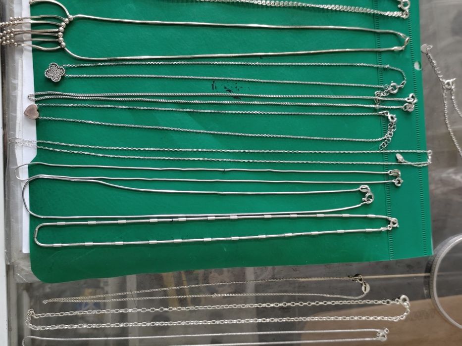 Лот Сребърни  верижки синджири 925