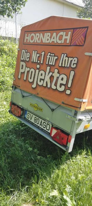 Vand remorca Humbaur 750kg inmatriculata