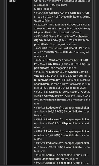 Sistem gaming complete și mai multe periferice
