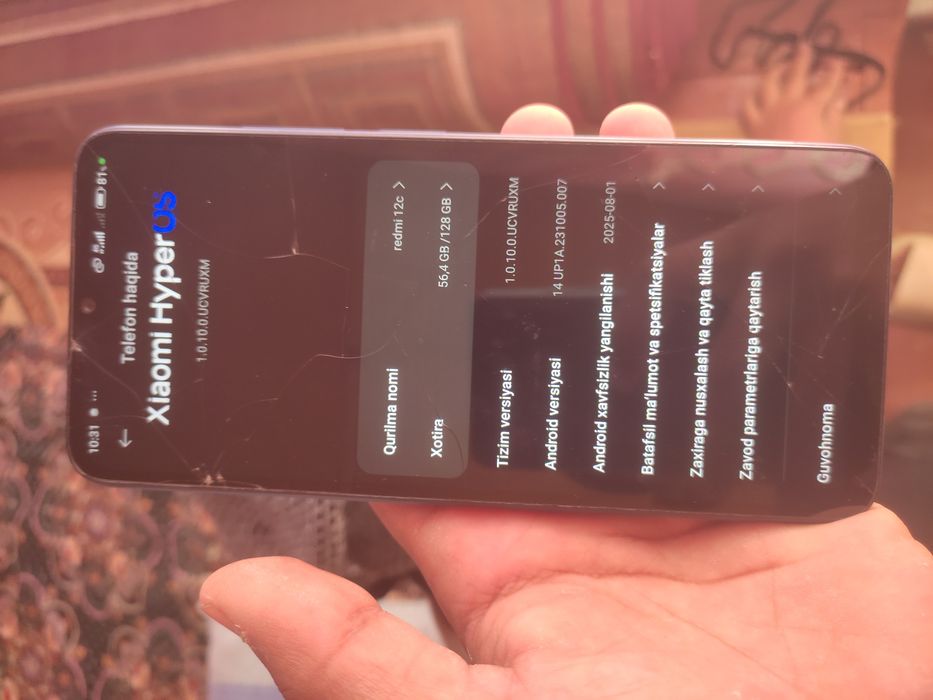 Redmi 12c 550ming kami bor