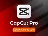 CAPCUT PRO OBUNASI 4K export va pro effektlar