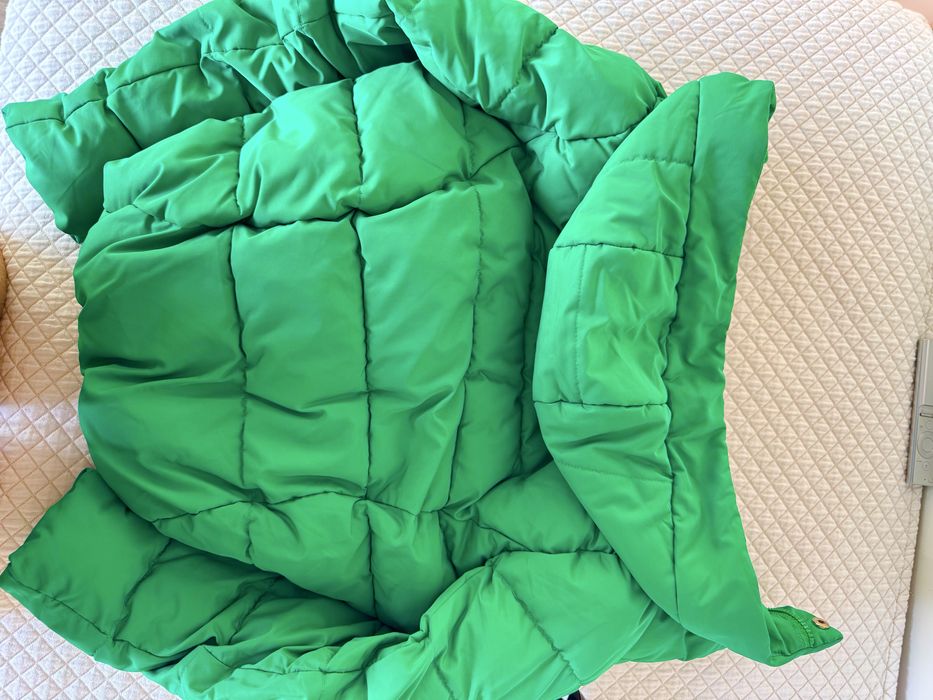 Зелено зимно яке