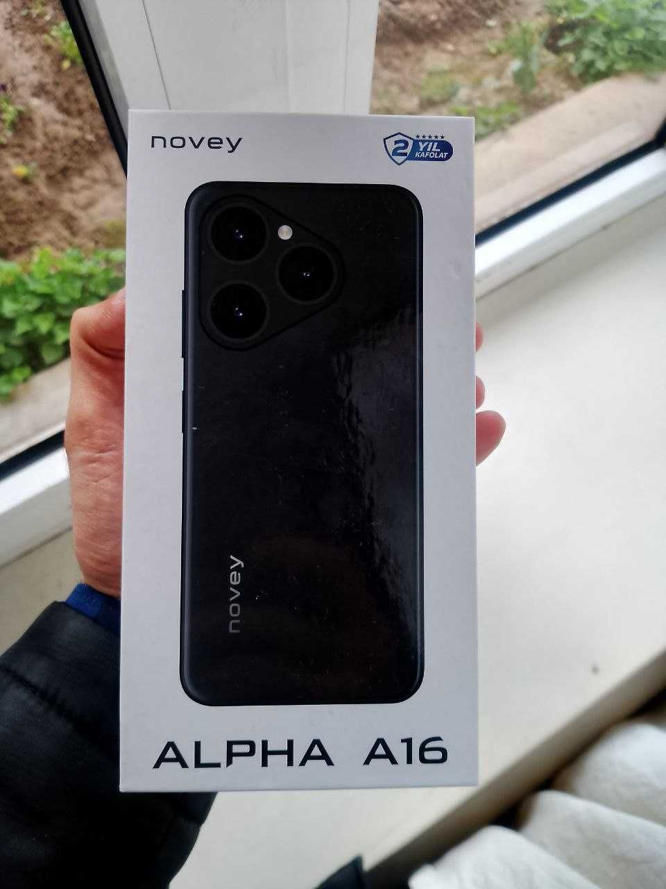 Novey Alpha A16 qora 4/128