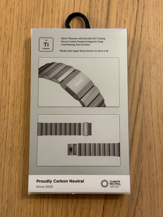 Оригинална титаниева каишка за Apple Watch Ultra - Nomad Titanium Band