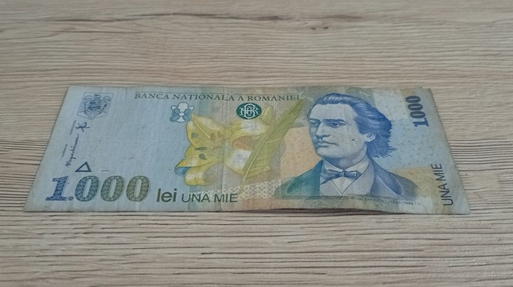 Bancnotă Mihai Eminescu