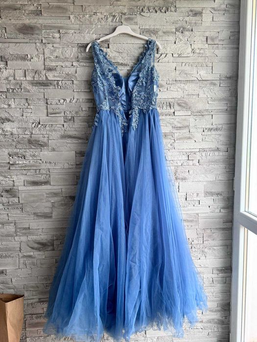 Официална синя рокля