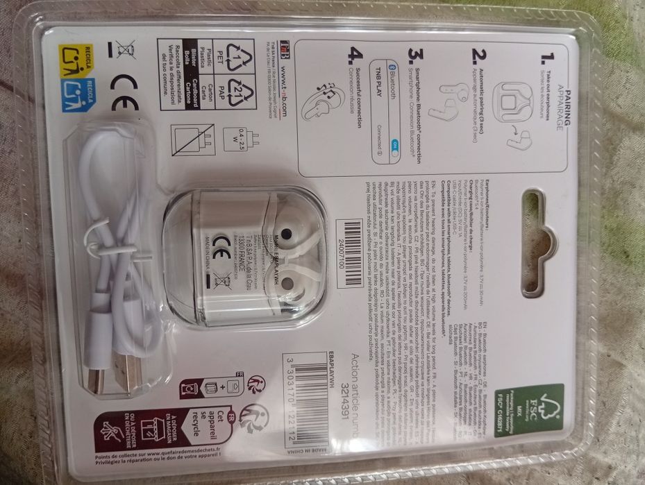 Căști bluetooth play din Anglia, noi sigilate,