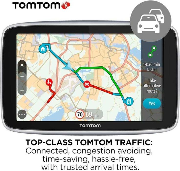 Луксозна автомобилна навигация за кола Tomtom GO PREMIUM с вечни карти