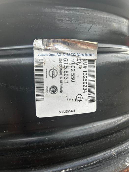 4 Jante tabla 5x105 R16 Opel