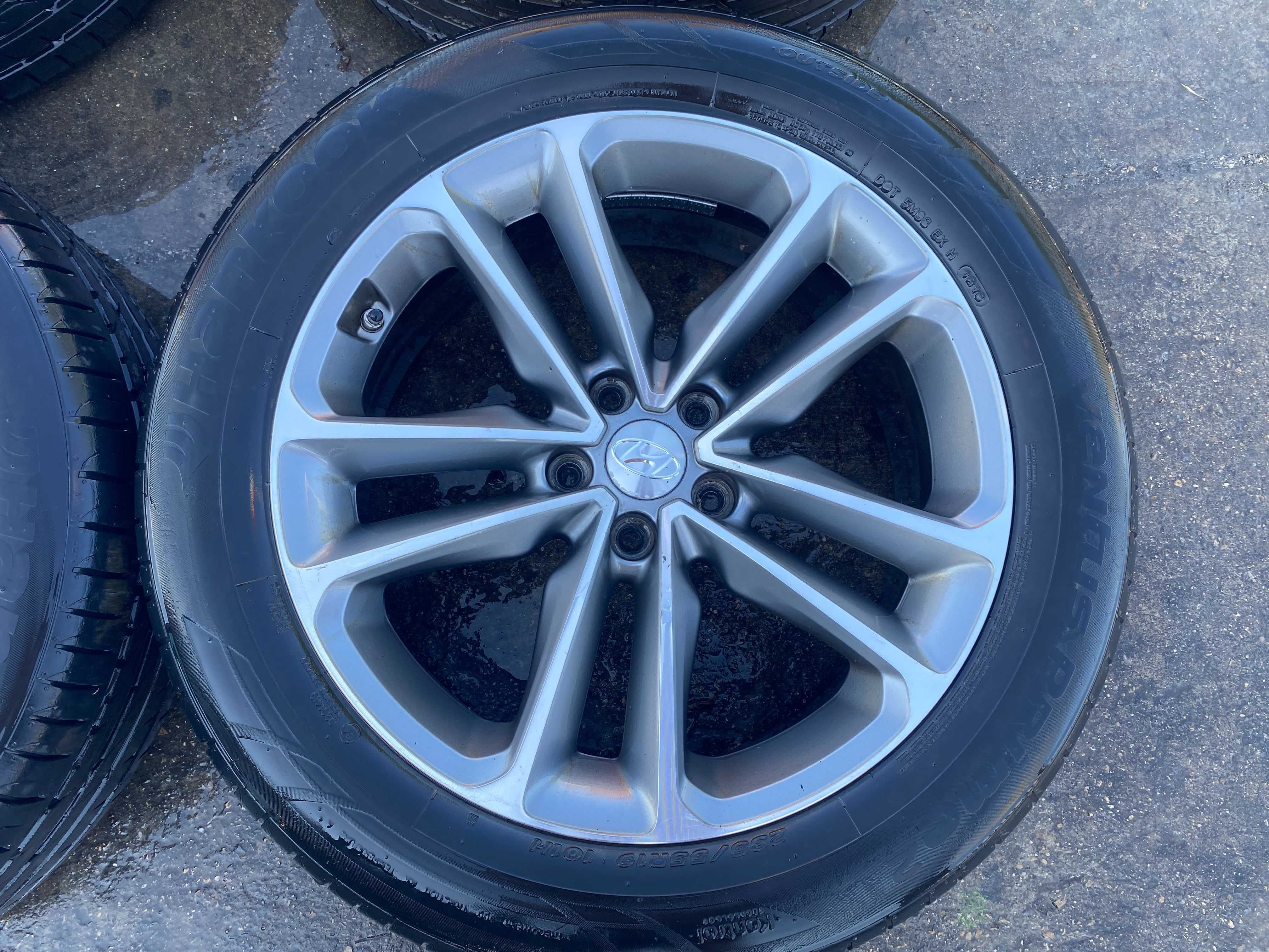 19 цола джанти за Hyundai/Kia 5x114.3, 7.5J, ET49.5 и гуми 235/55/19