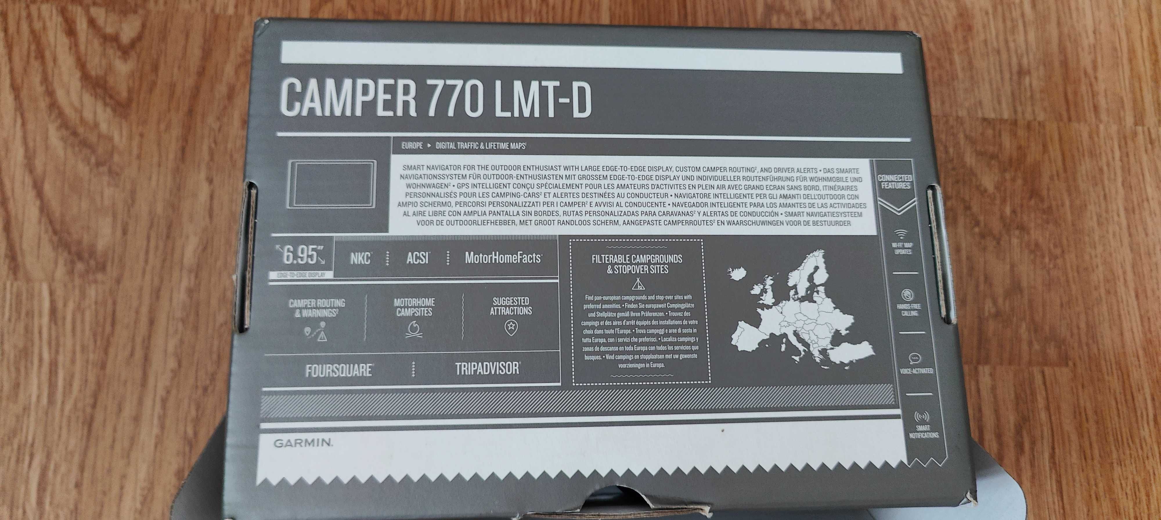 2 броя Garmin Camper 770 LMT-D EU/BG навигация за кемпери и коли