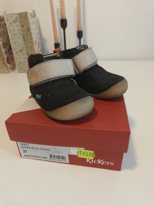 Ghete Kickers piele, marimea 21