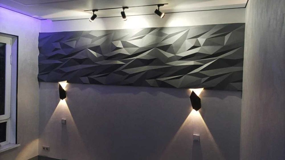 Скалы в интерьере. имитация скал. камень. художник