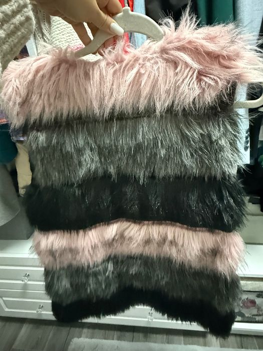 Vestă de blană,mărimea S