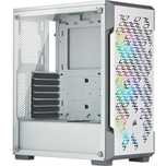 Carcasa pc Corsair iCUE 220T RGB Airflow, Tempered Glass, alba