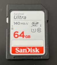 SanDisk Ultra SDXC UHS-I Card 64GB 140MB/s