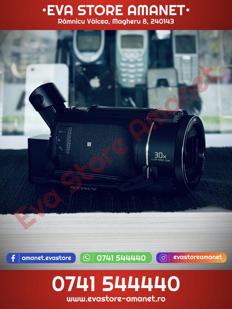 Camera Video SONY Handycam FDR-AX53 4K Touchscreen 20X Optic