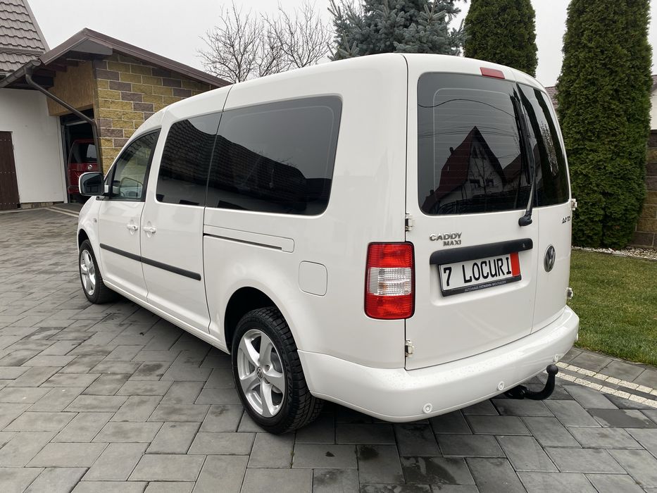 VW Caddy ~Maxi 2,0 Tdi~140~CP~ BMM~ 7 Locuri- ‼️2 usi la Spate