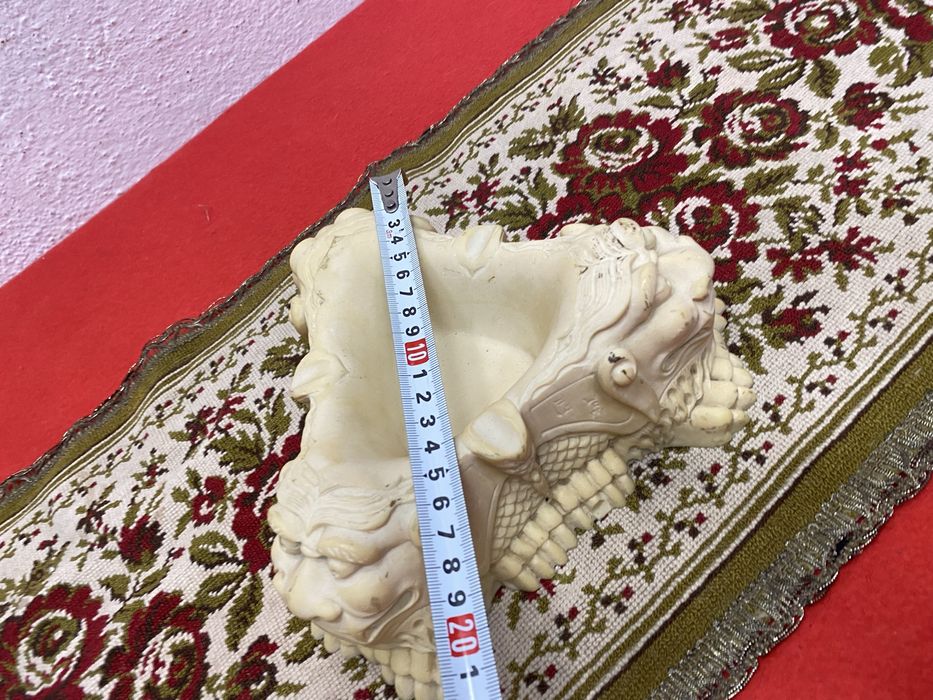 Декоративен пепелник купичка дракони Китай 1980те винтидж стил