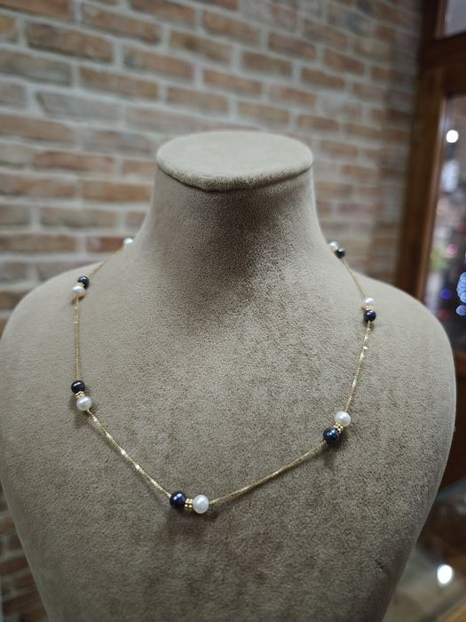 Colier cu perle aur 18k 4.33gr (r)