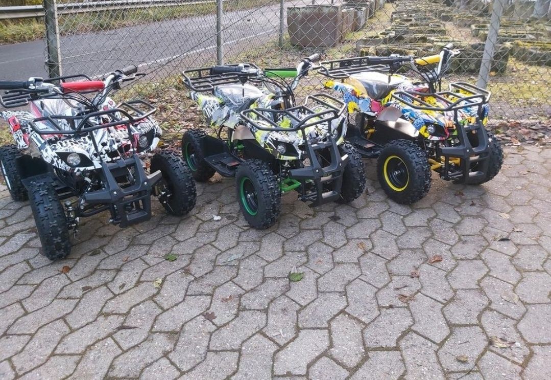 Mini Atv Quad adus din Germania pentru copii  electric de 800W NOU