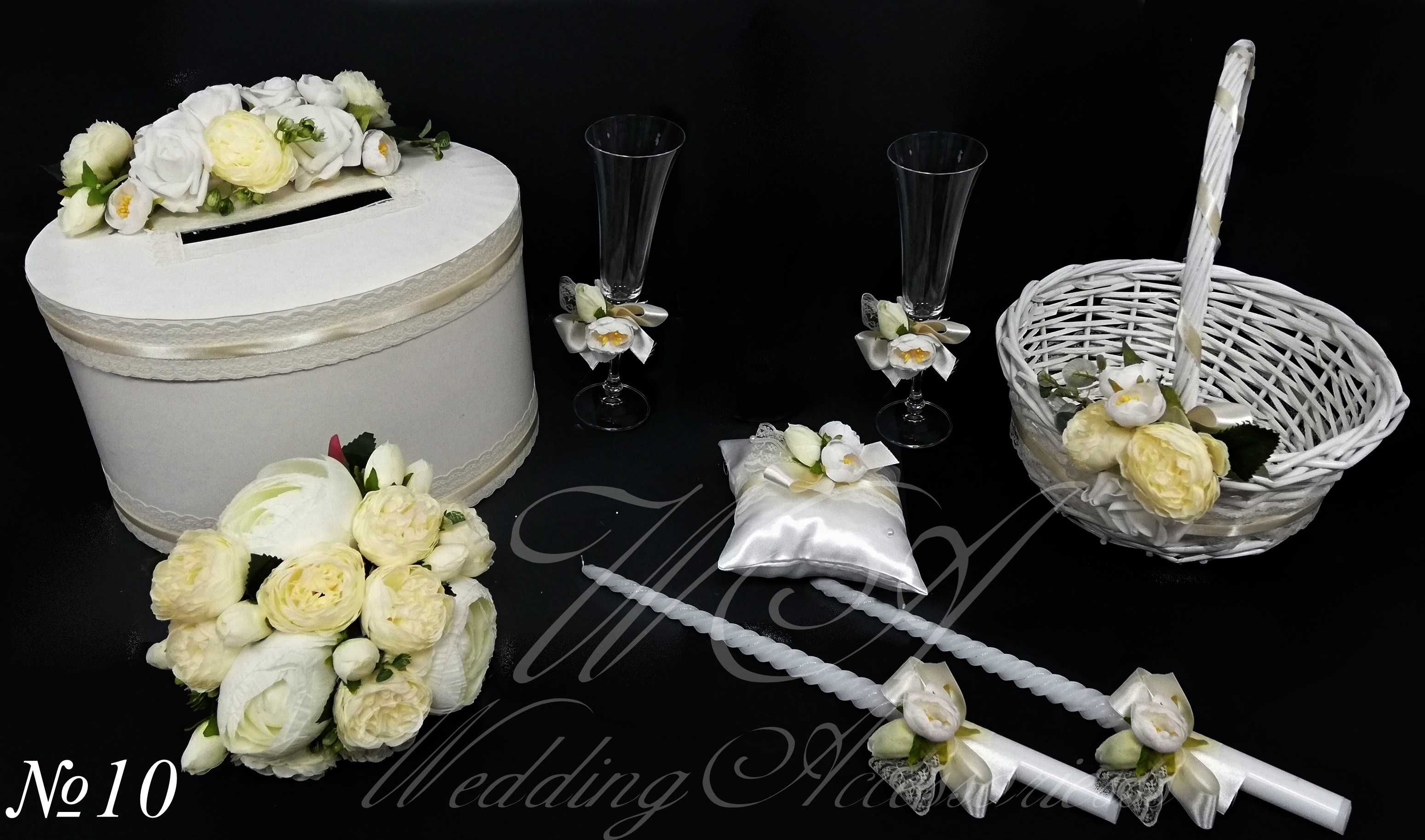 Сватбени комплекти, сватбен комплект, ритуални чаши, ритуални свещи и