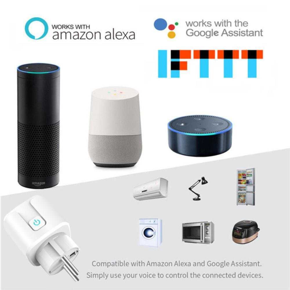 Wi-Fi smart Контакт с EU щепсел, Товаропоносимост 20А,  20214253