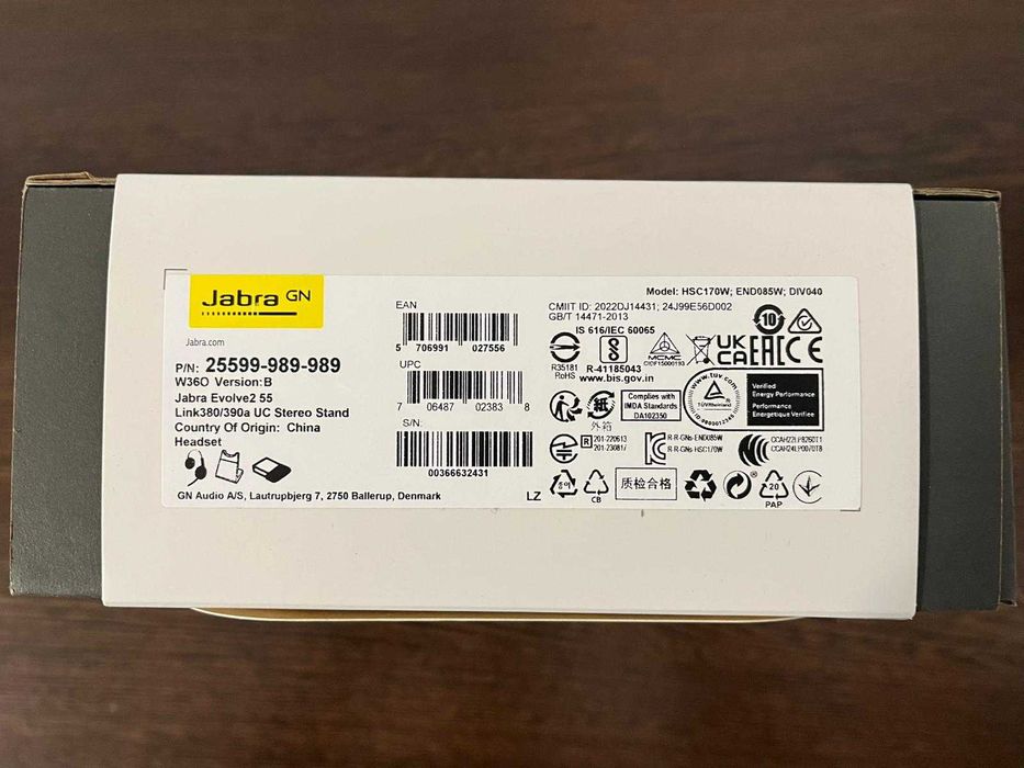 Casti Jabra Evolve2 55 Stereo Wireless Noi