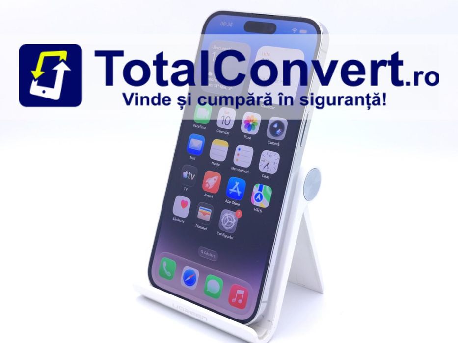 Apple iPhone 14 Pro Max 256GB Silver 6GB, Garantie 24 luni | #D88468