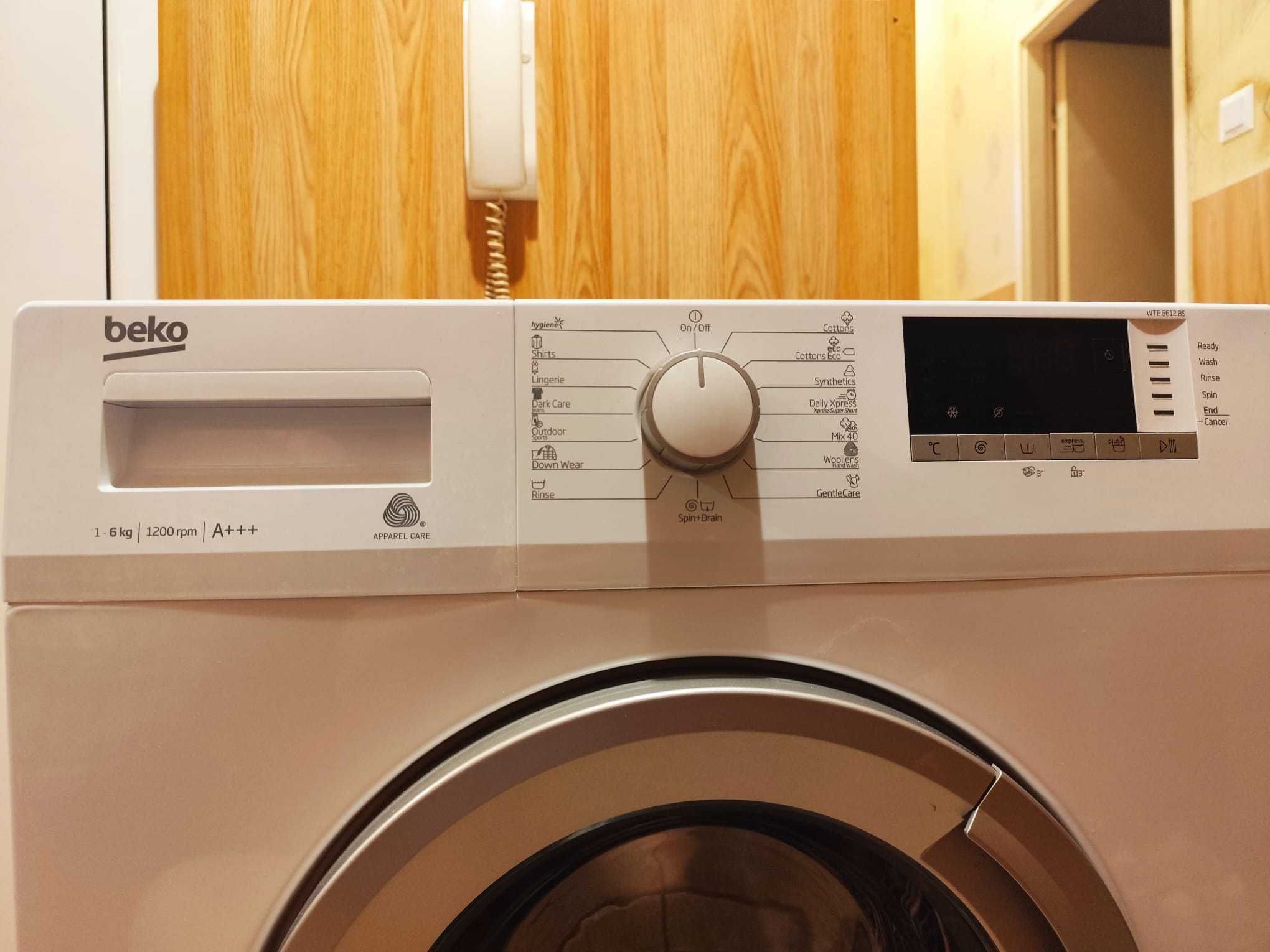 Пералня Beko слим, модел WTE6612BS