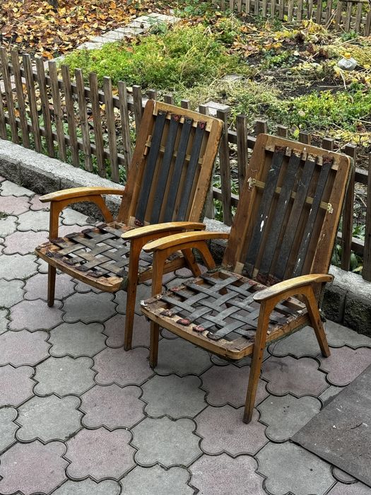 Кресла деревянные под восстановление