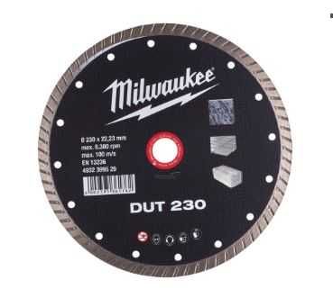 Disc diamantat DUT 230 X 22.2 mm Milwaukee