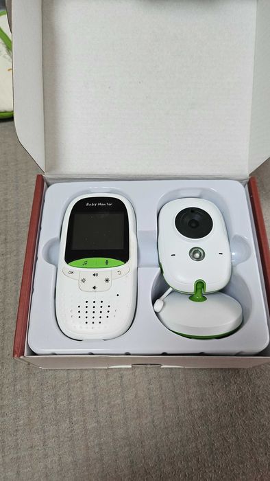 Бебефон VB602, Цветен екран, Двупосочно аудио, Термометър, Нощен режим