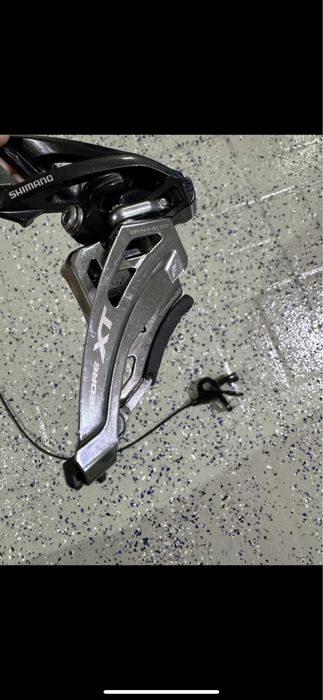 Schimbator fata Shimano Deore XT Dynasys-11 pentru 2 foi.