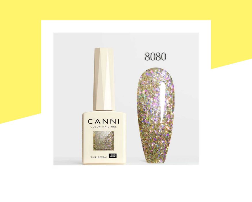 Професионален хипоалергенен гел лак серия „Prism Flash“ CANNI – 9 мл.