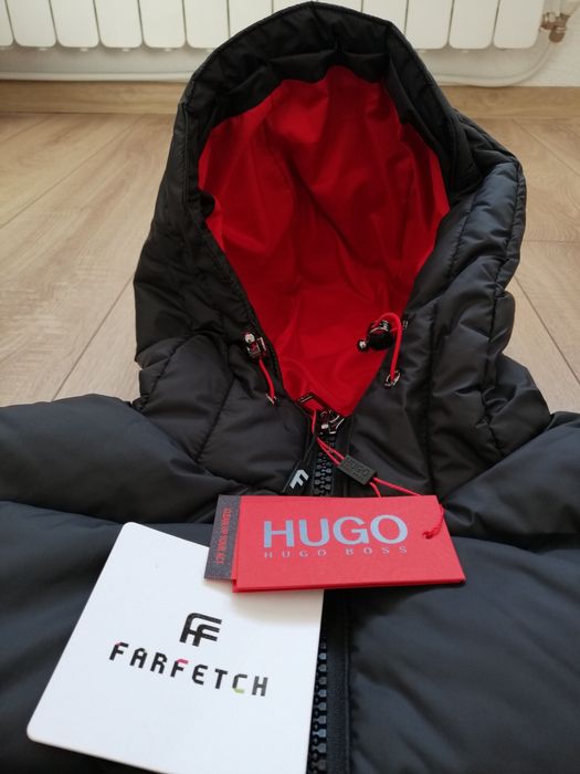 HUGO BOSS мъжка парка в черен цвят XL