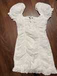 Rochie alba scurta