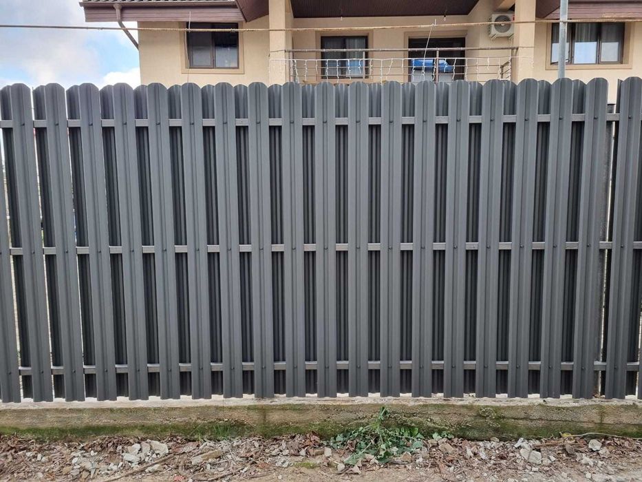 Garduri din sipca metalica, panou tip jaluzele, tabla, plasa si BCA