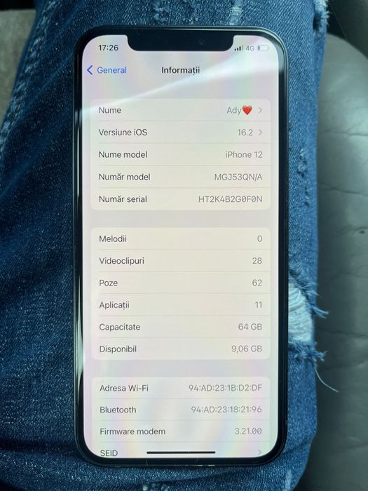 Vand iphone 12 stare foarte buna