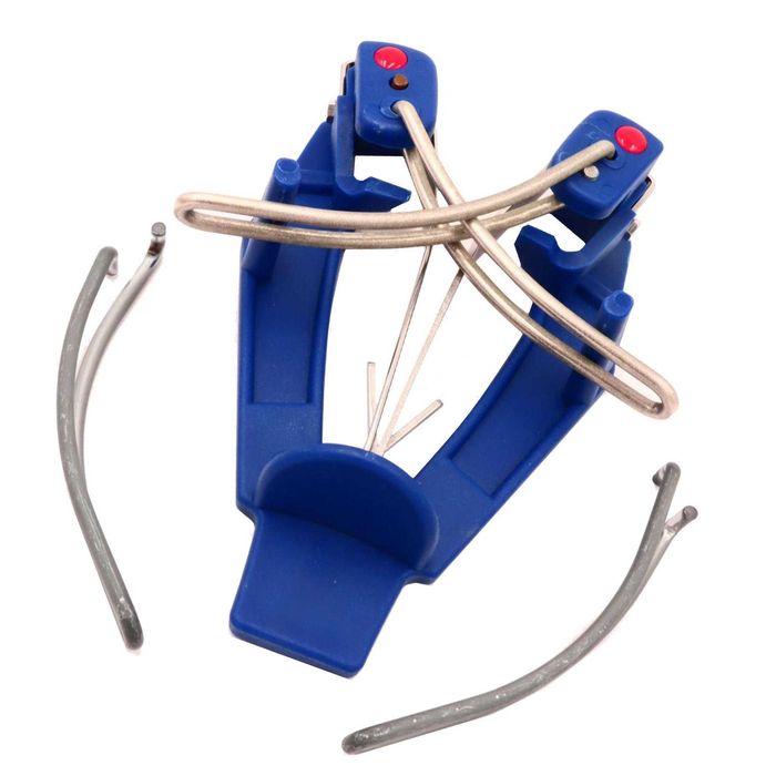 Dispozitiv ascutit cutite prindere tip menghina pentru blat maxim 25mm