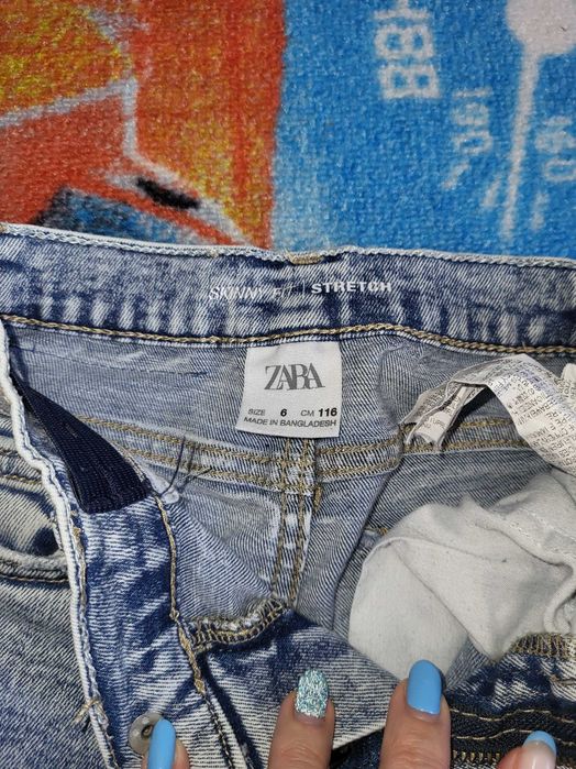 Дънки за момче Zara Skinny fit Stretch 116см,6г