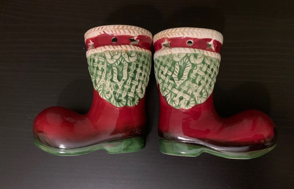 Керамические сапожки-стаканы новые.