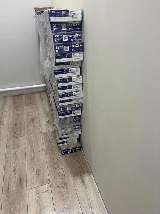 Ламинат жаңа қорапта 41м2