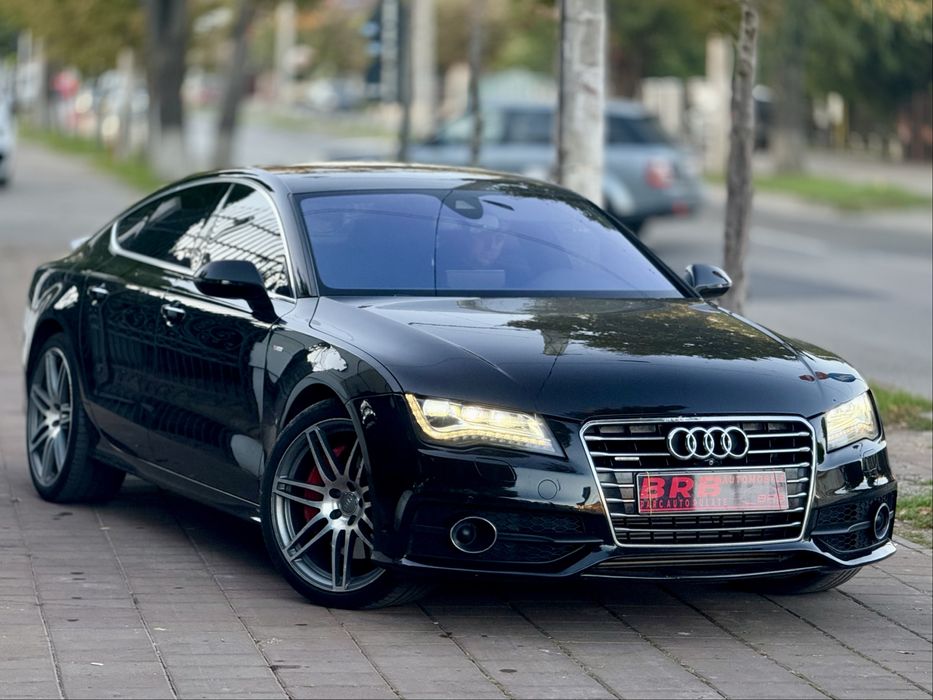 • Audi A7 2013 • 3.0 Bitdi 313 cp • 3 x S-Line / Parc Auto / Rate •