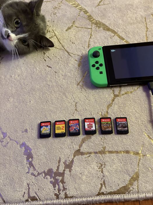 Nintendo switch с 6 игри