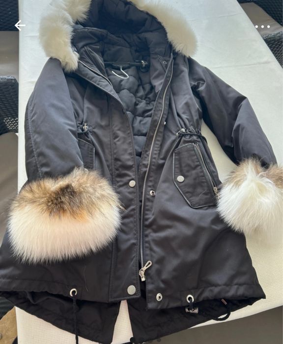 Parka/geaca  neagra marimea s
