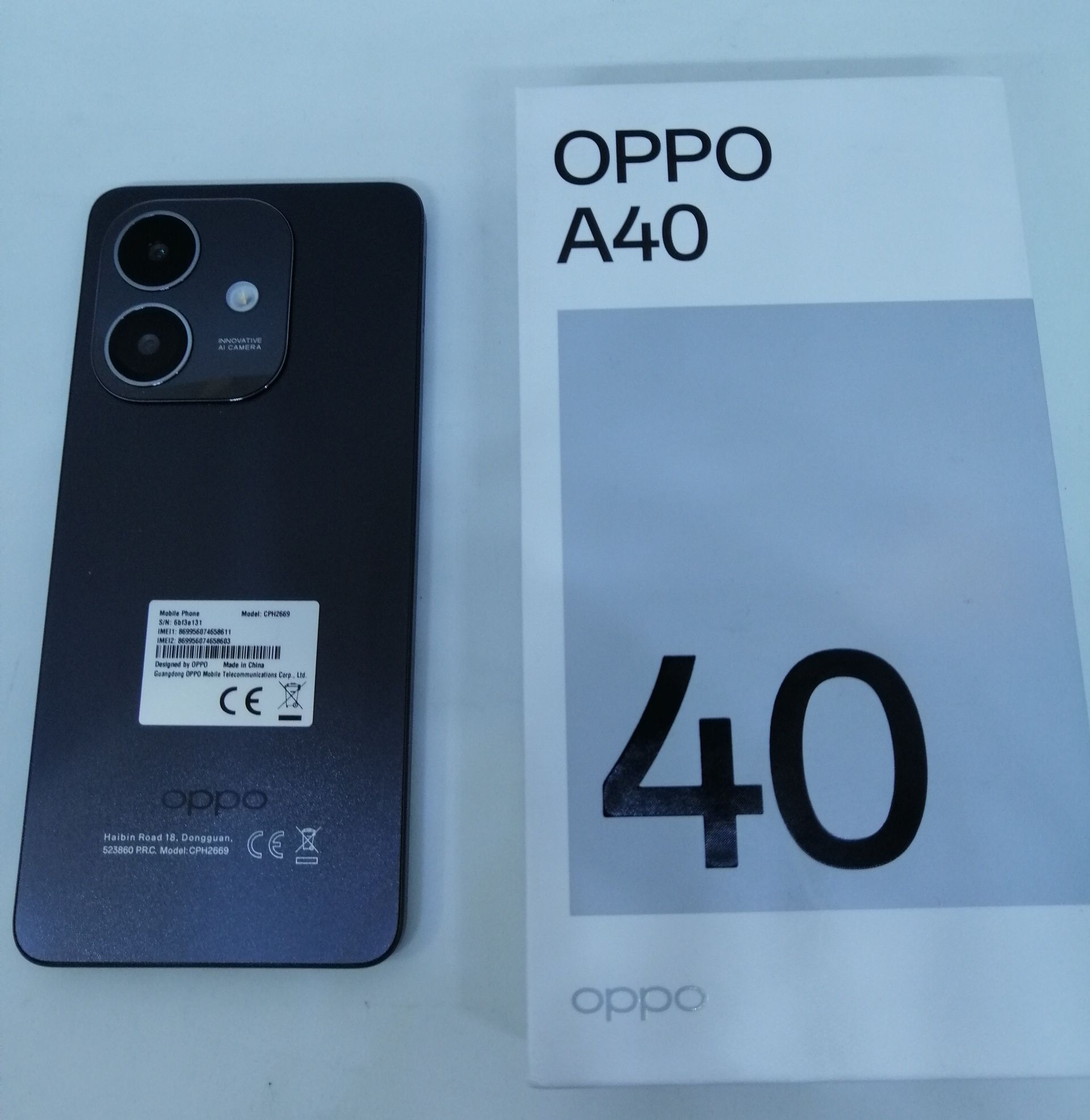 Telefon OPPO A40, 128GB, 4GB RAM, Dual SIM, black/ telefon expus