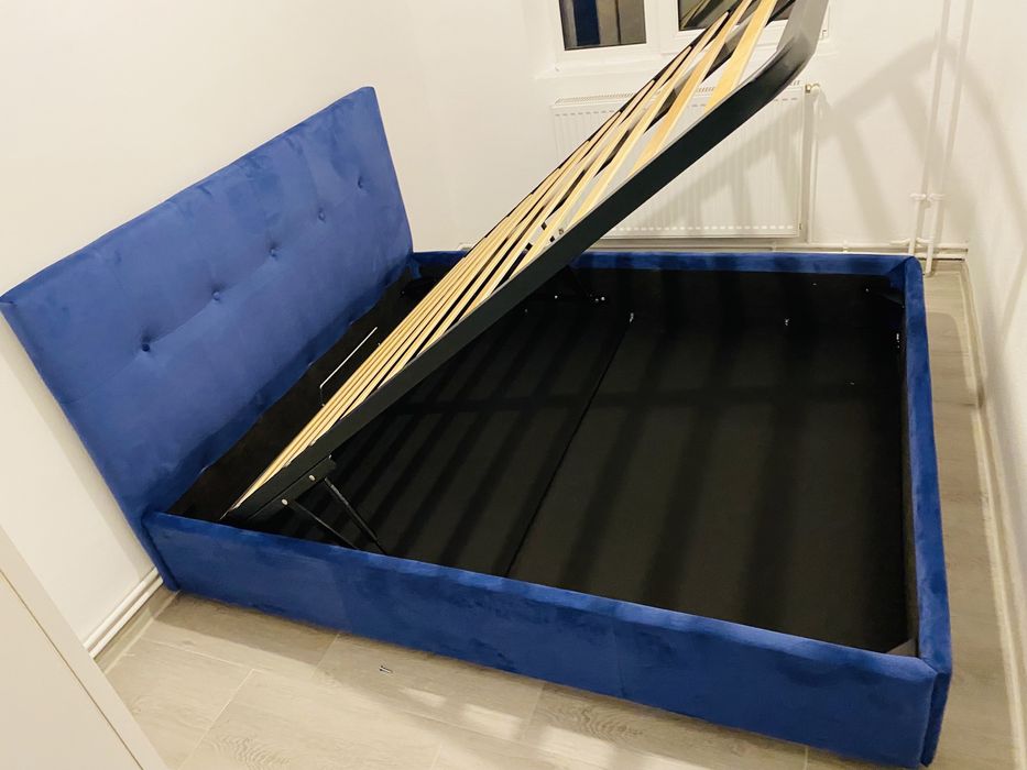 Paturi noi cu garanție cu lada de depozitare