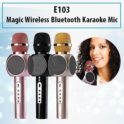 Microfon Karaoke portabil E103 Magic Karaoke Player BlueTooth *PROMO!